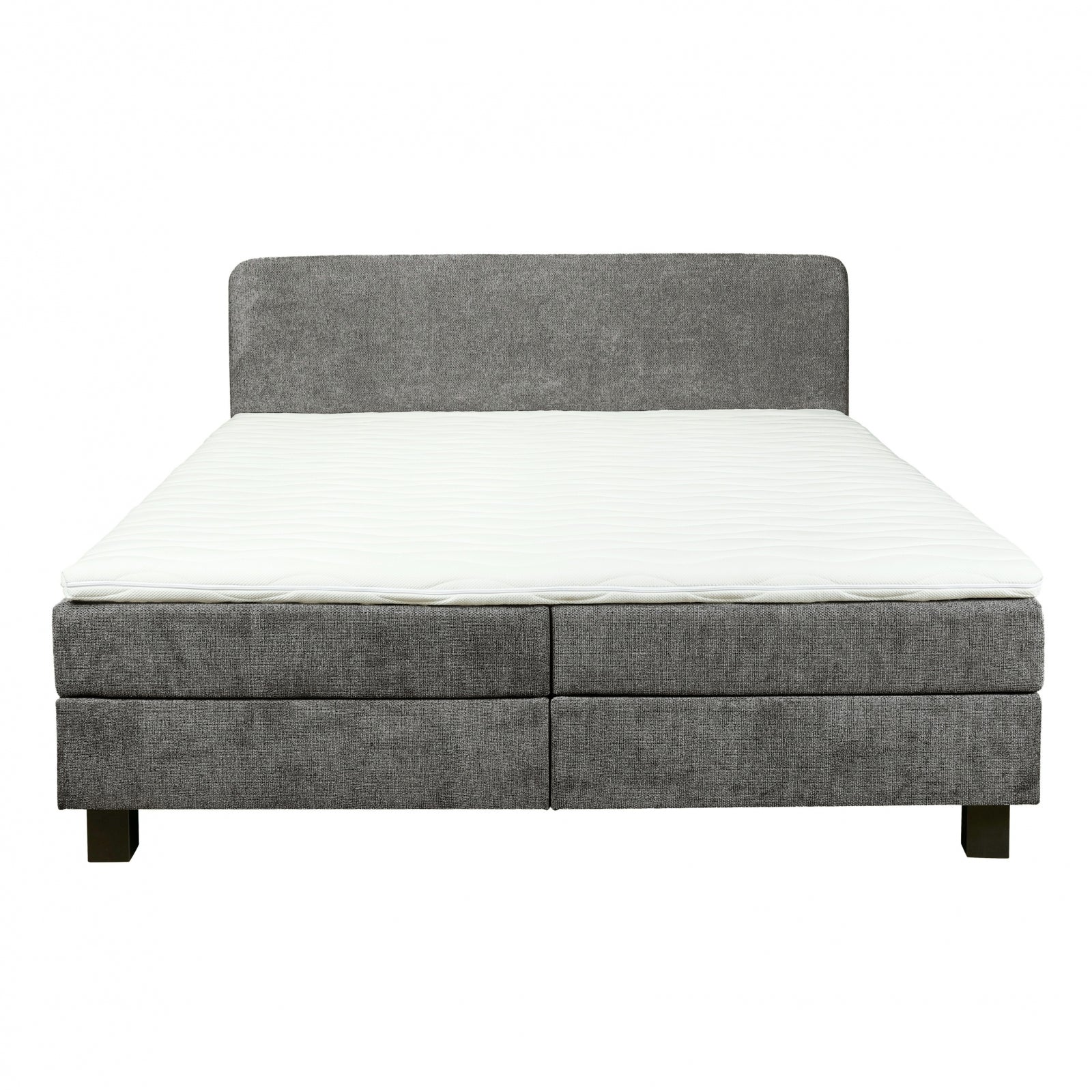 Boxspring Bilbao - Antraciet|Grijs - Textiel