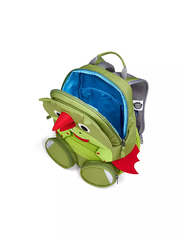 AFFENZAHN Kinder Rucksack Großer Freund - Drache  grün