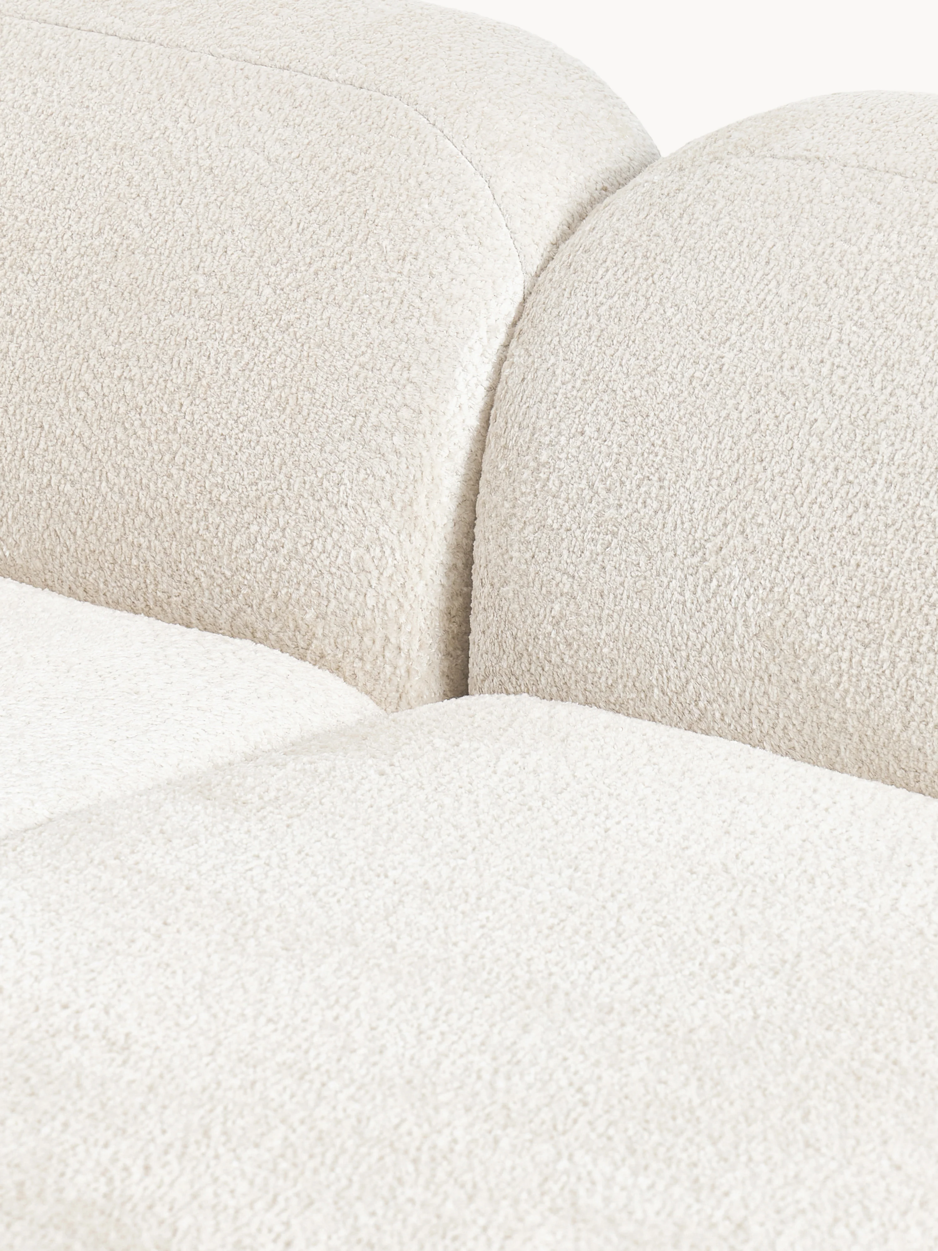 Modulaire teddy bouclé chaise Wolke (3-zits)