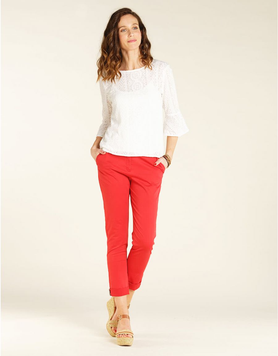 Pantalon chino stretch