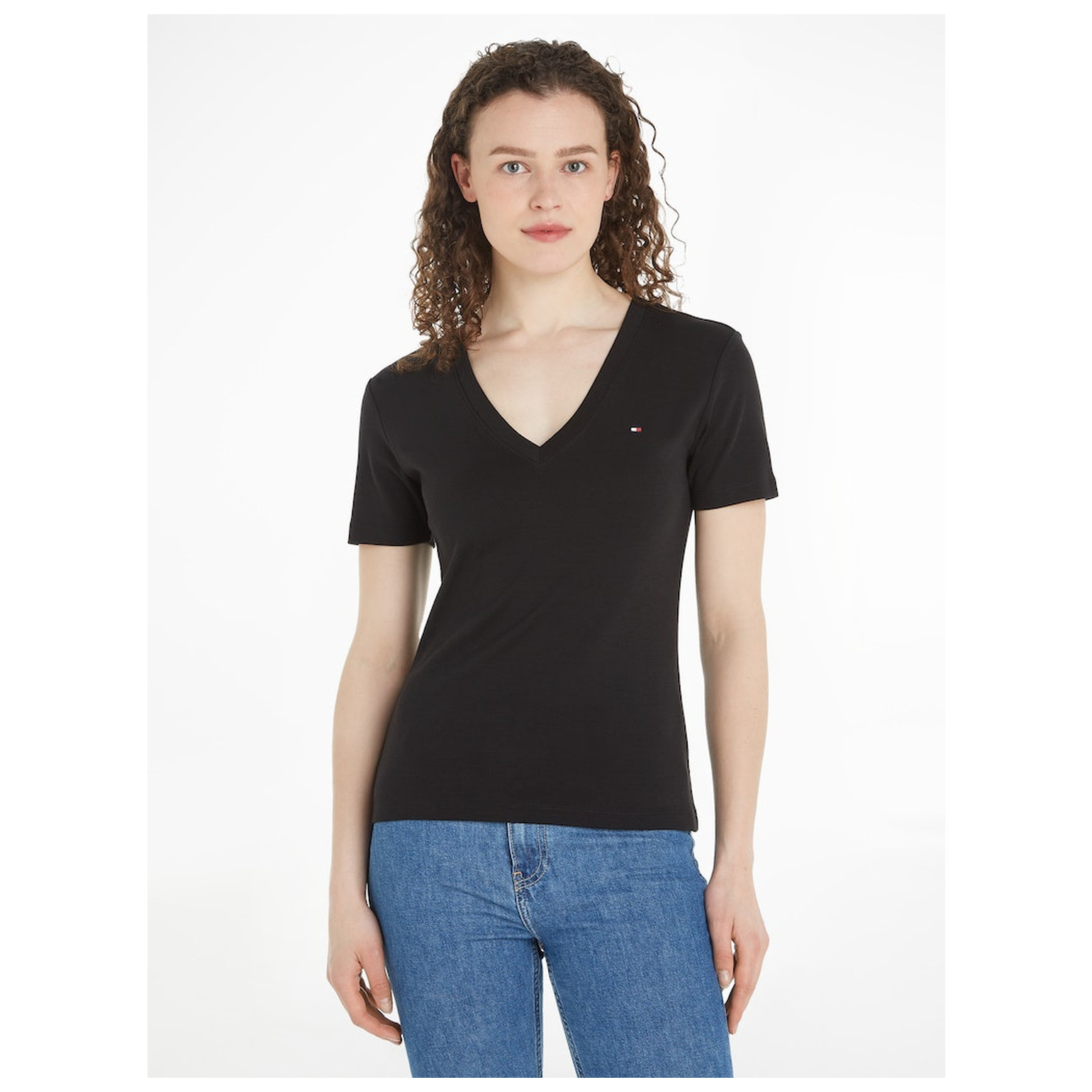 Tommy Hilfiger NEW SLIM CODY V-NK SS