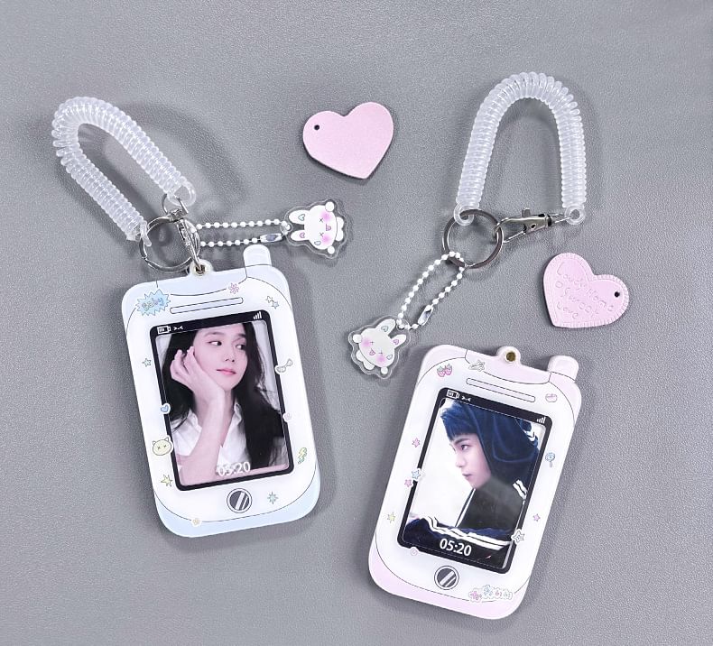 Coolkiss - Telefoon-/cameraprint Acryl Fotohouder Sleutelhanger (Diverse Ontwerpen)