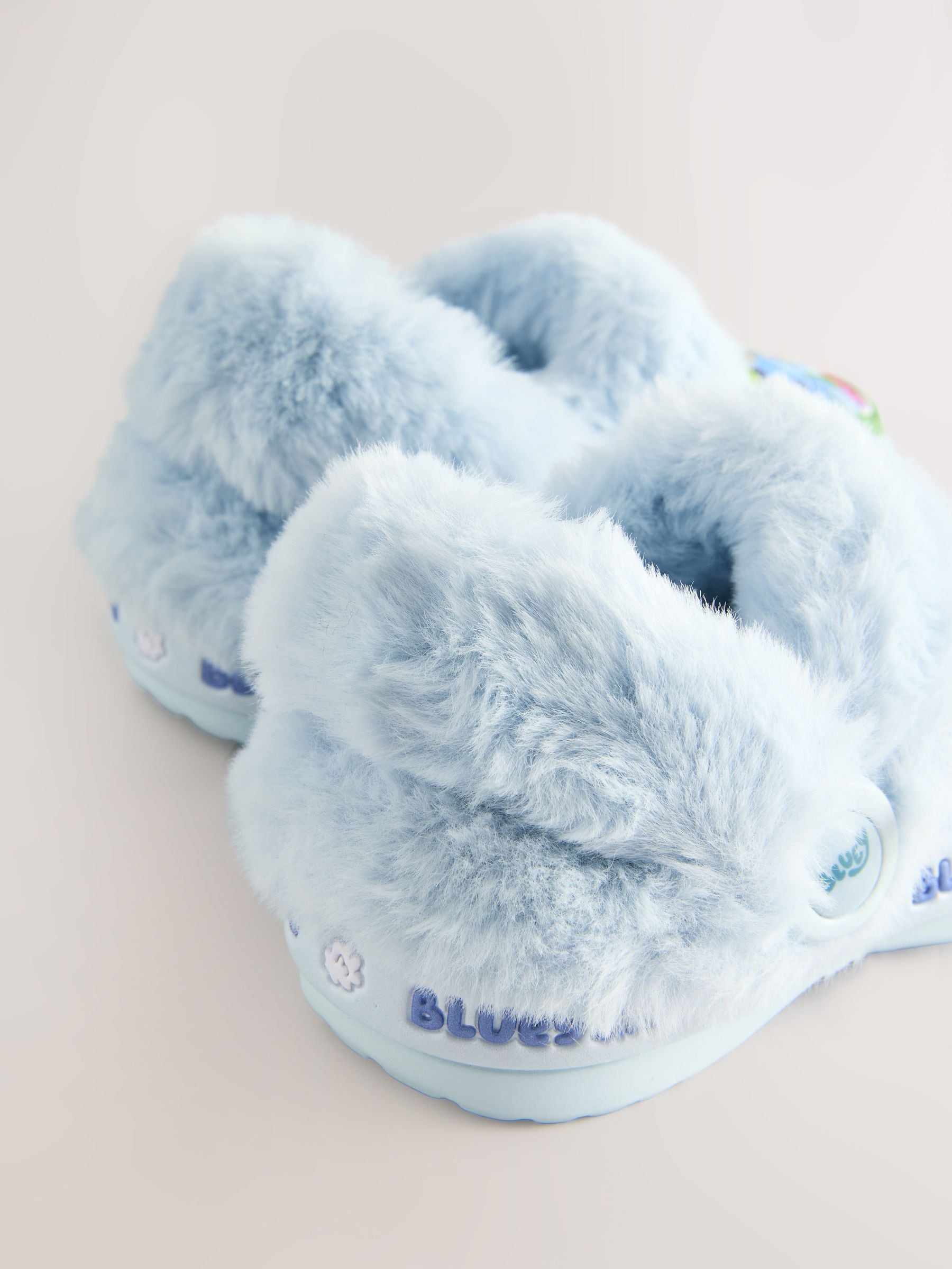 Blauw - Bluey Cosy Lined Slipper Clogs