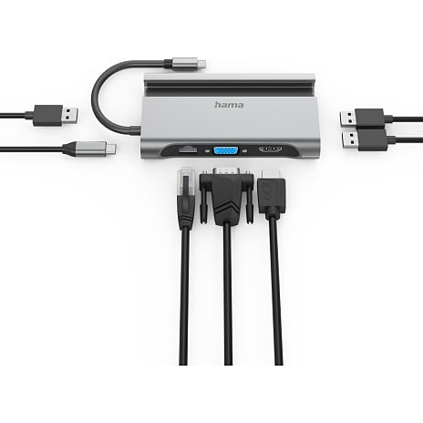 HAMA Dockningsstation USB-C