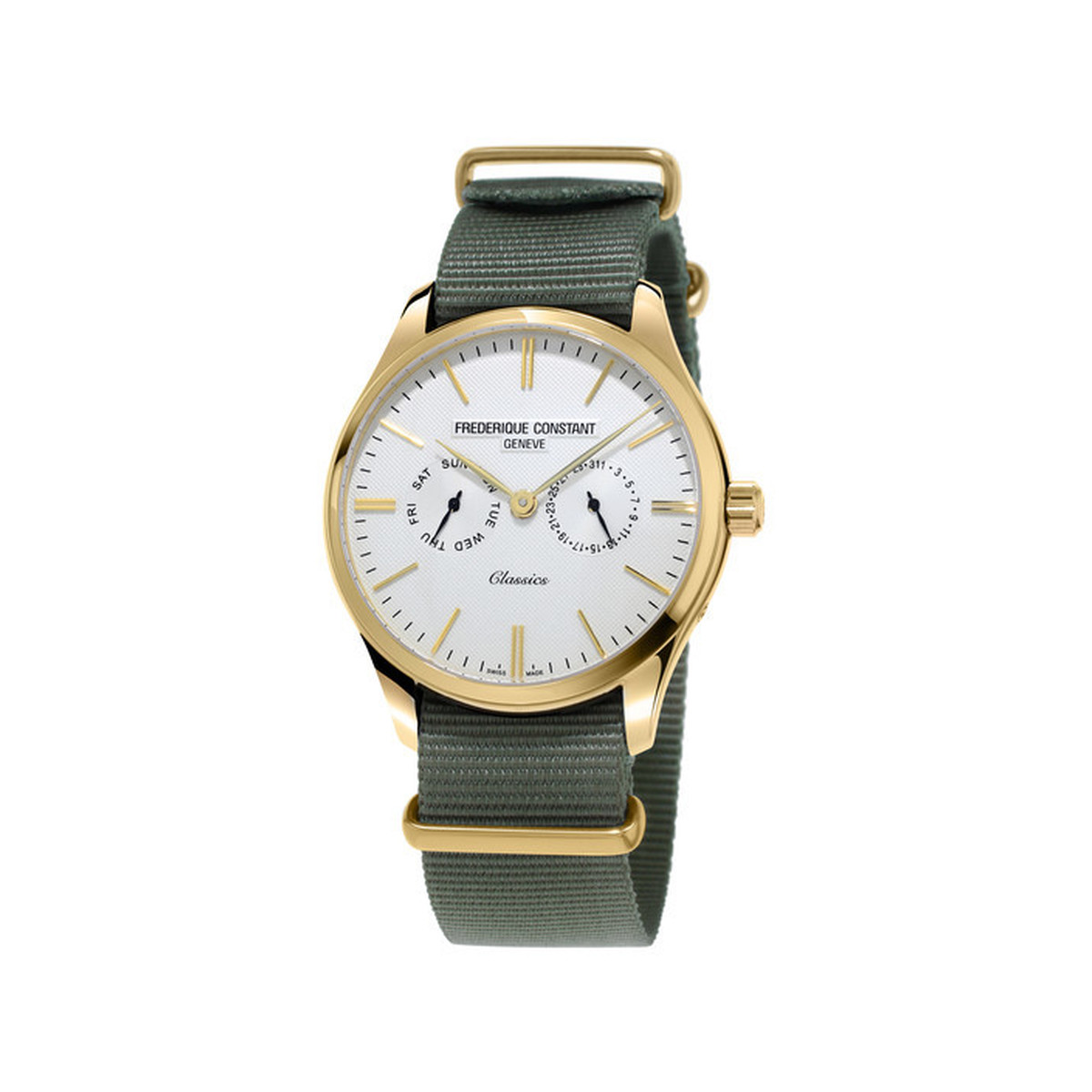 Montre Frederique Constant Classic homme cuir