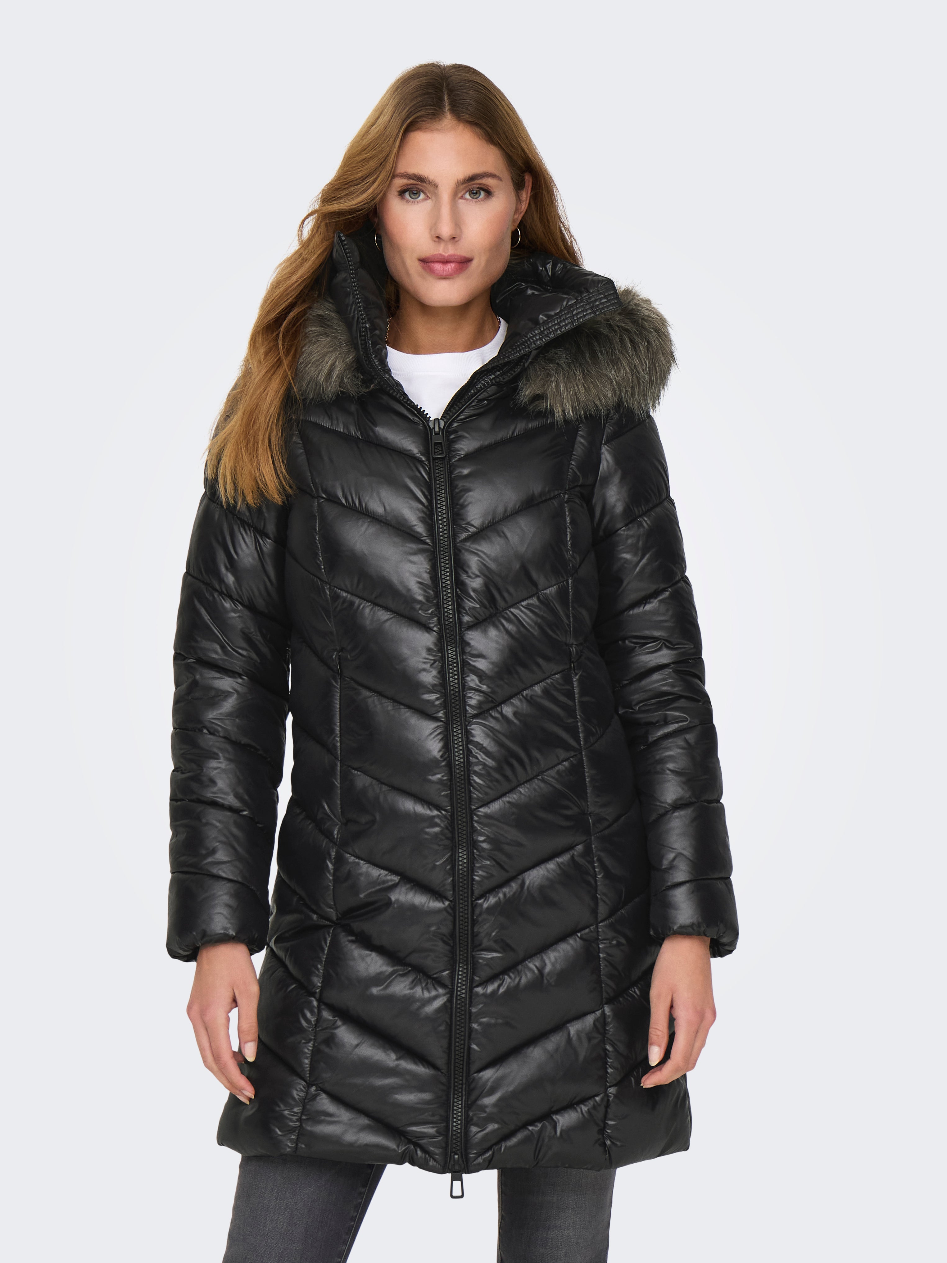 ONLFEVER Steppmantel Black