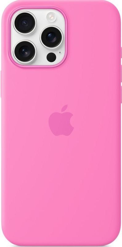 Apple - Silicone Backcover MagSafe - Peony Pink - Siliconen - Geschikt voor iPhone 16 Pro Max