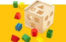 Melissa Og Doug - Puttekasse I Træ