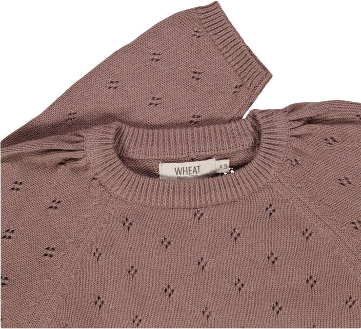 Wheat Strik Pullover Mira Pudder