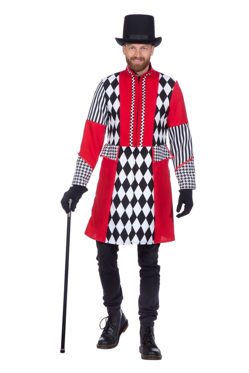 Rood Zwarte Jas Heren Ruiten