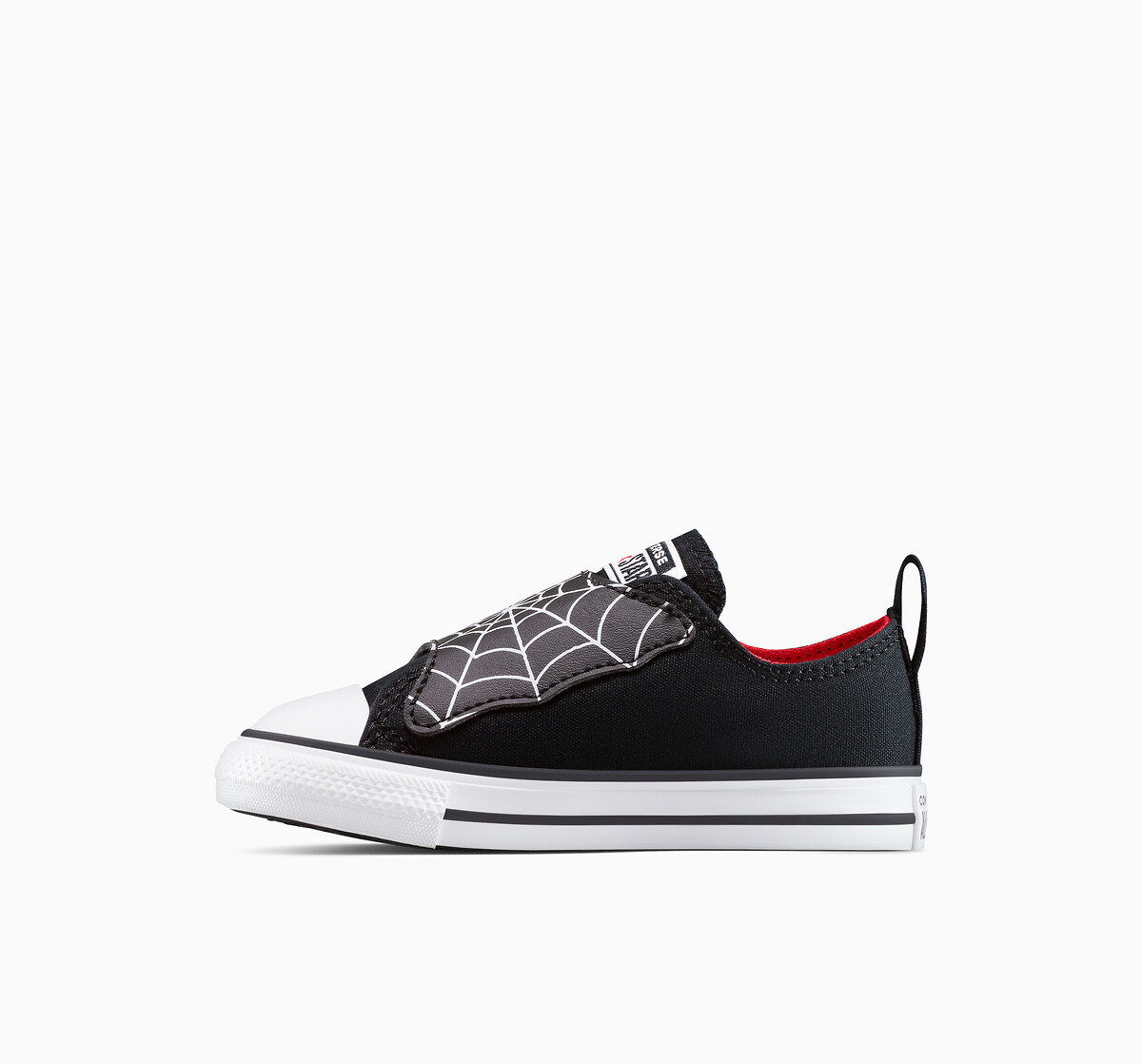 CONVERSE<br>Tênis com uma tira e estampa de teia de aranha