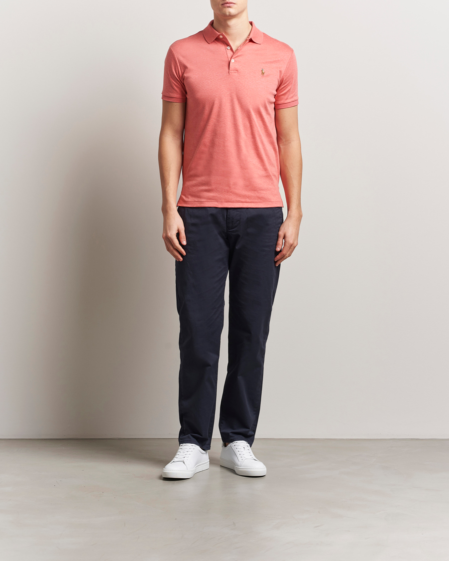 Polo Ralph Lauren Luxury Pima Cotton Polo Highland Rose Heather