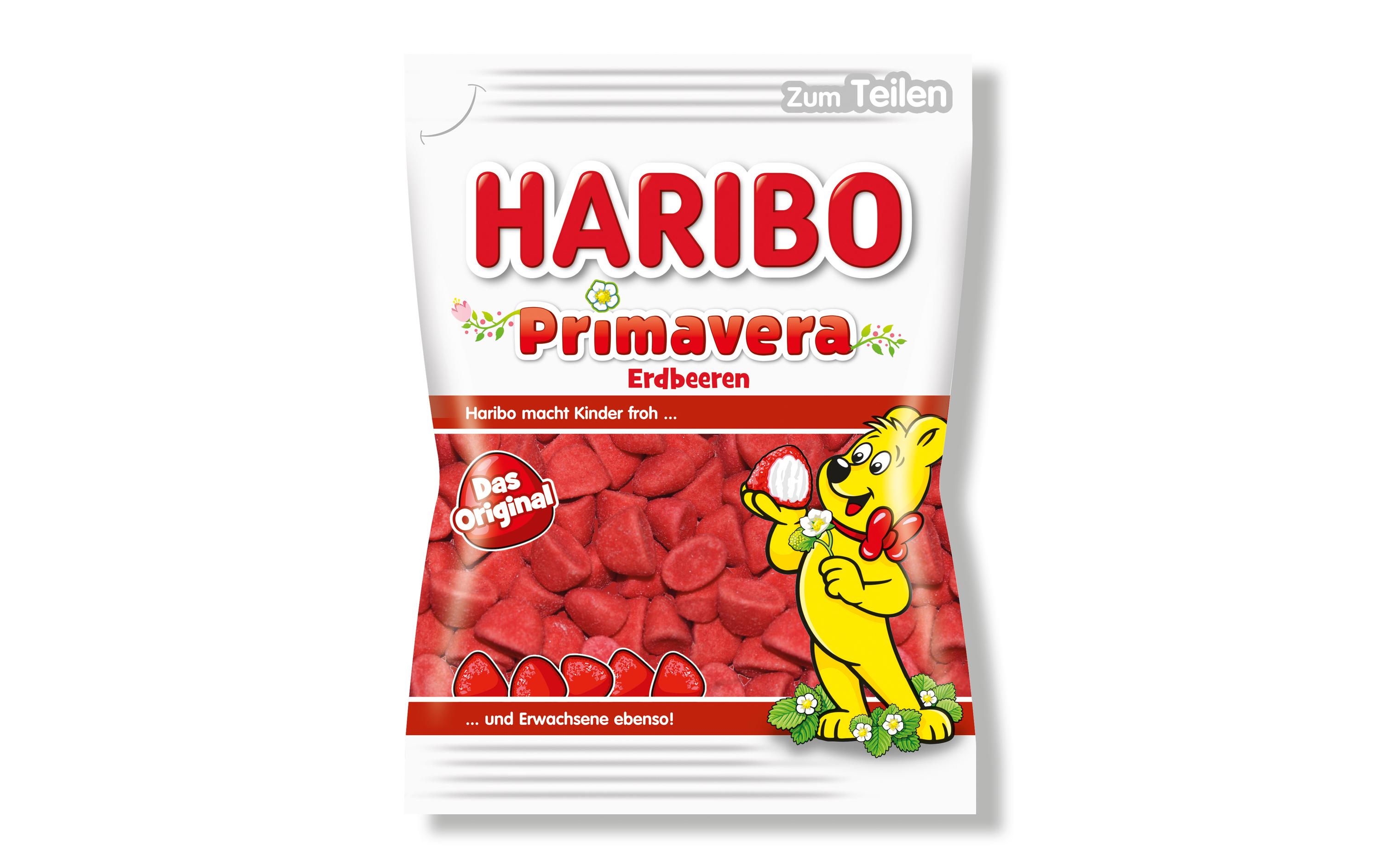 Gummibonbons Primavera Erdbeeren 200 gFeine Kaubonbons zum Naschen und Teilen