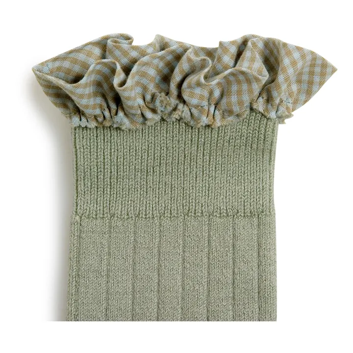 Collégien Chaussettes Apolline | Vert d'eau