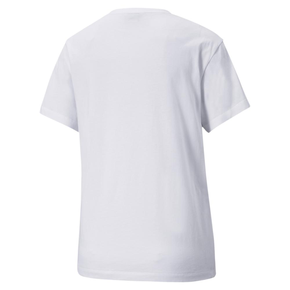 Puma T-shirt Blanc Femme Puma Classics