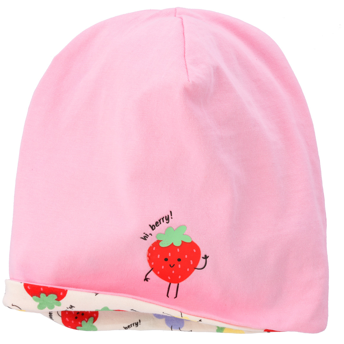 Topolino Mädchen Mütze zum Wenden rosa