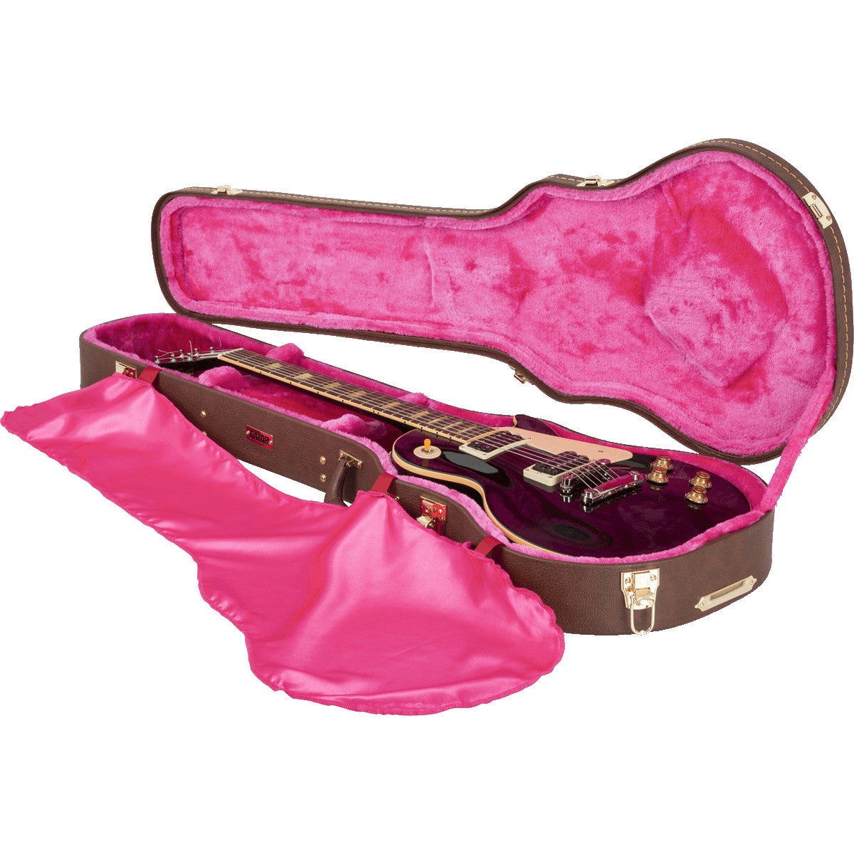 Gator Cases GW-LP-BROWN houten koffer voor Gibson® Les Paul®