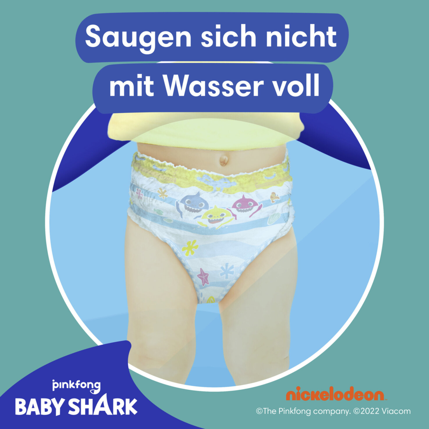 Pampers Badewindeln Splashers Grösse 3-4, 6-11kg, 12 Stück