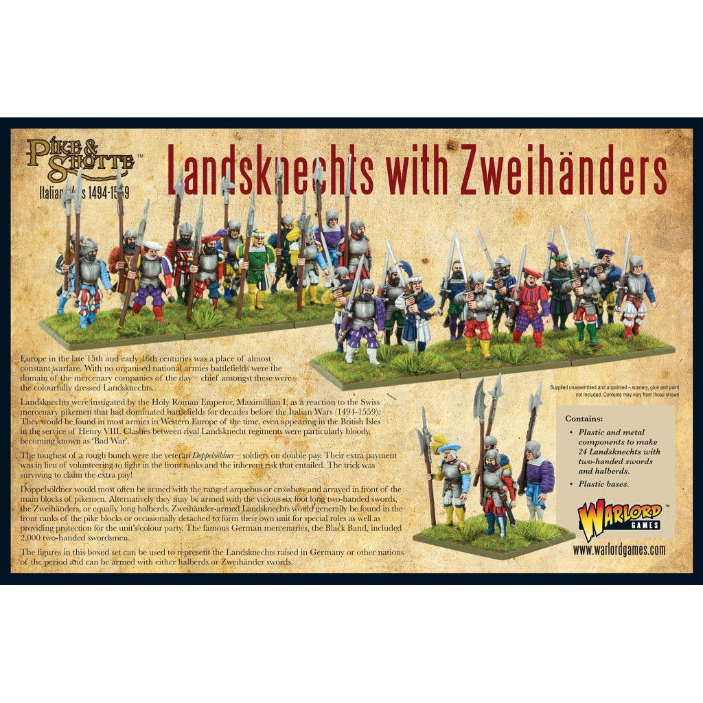 Pike & Shotte - Landsknechts with Zweihanders