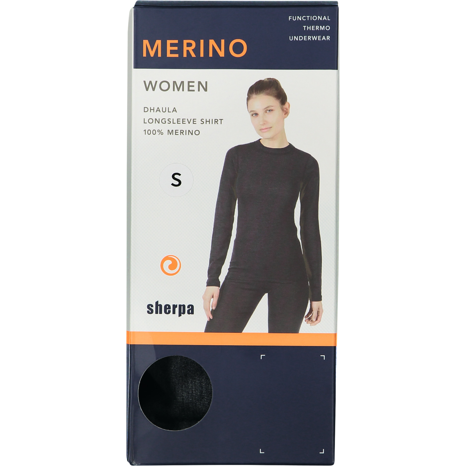 Sherpa Damen-Thermoshirt Dhaula Merino XS