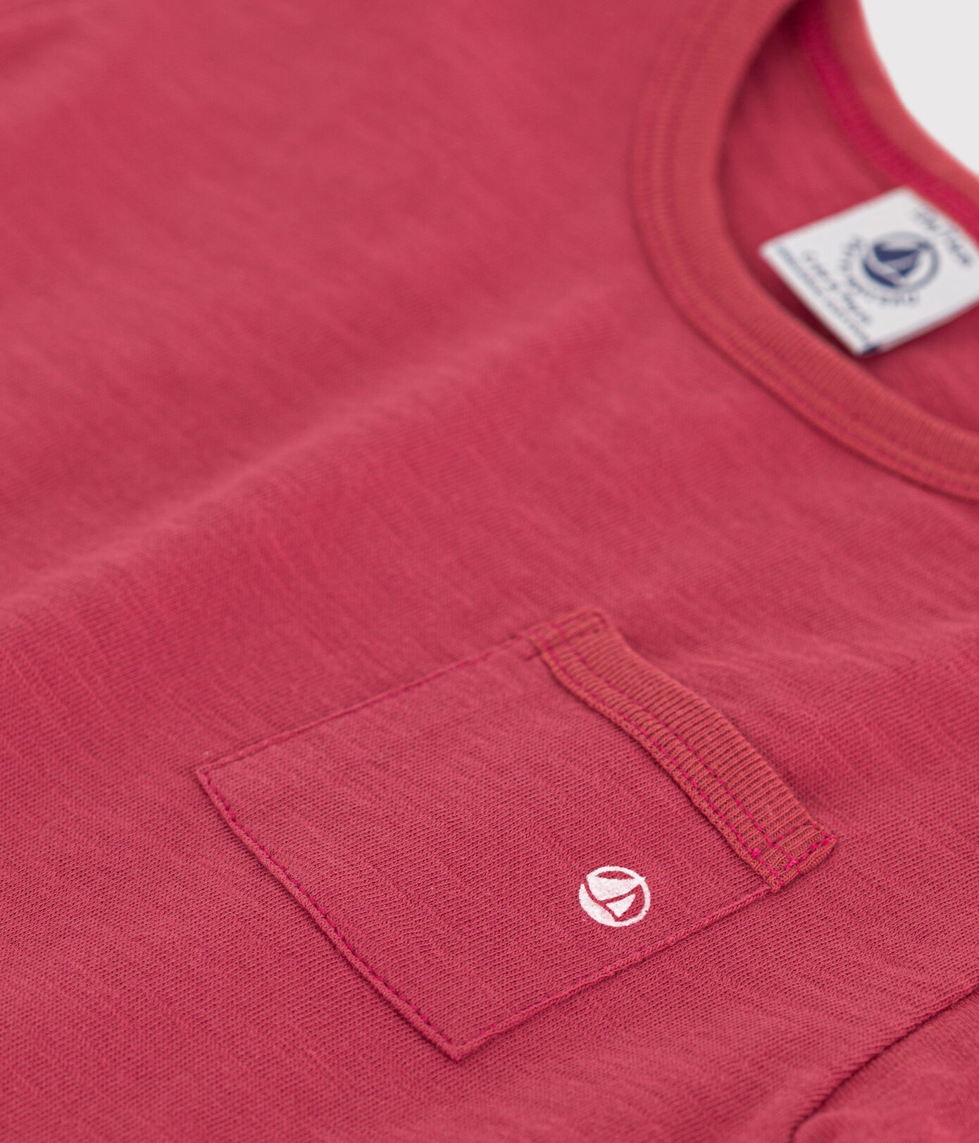 Tee-shirt manches courtes bébé en jersey flammé