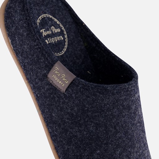 Toni Pons Pantoffels Mona blauw Vilt