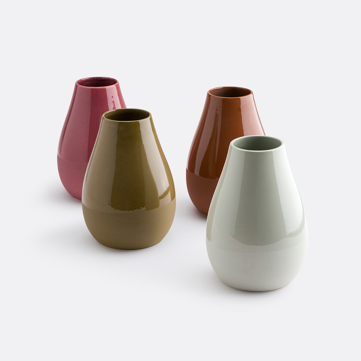 LA REDOUTE INTERIEURS<br>Vaso de cerâmica Alt.19 cm, Pastela