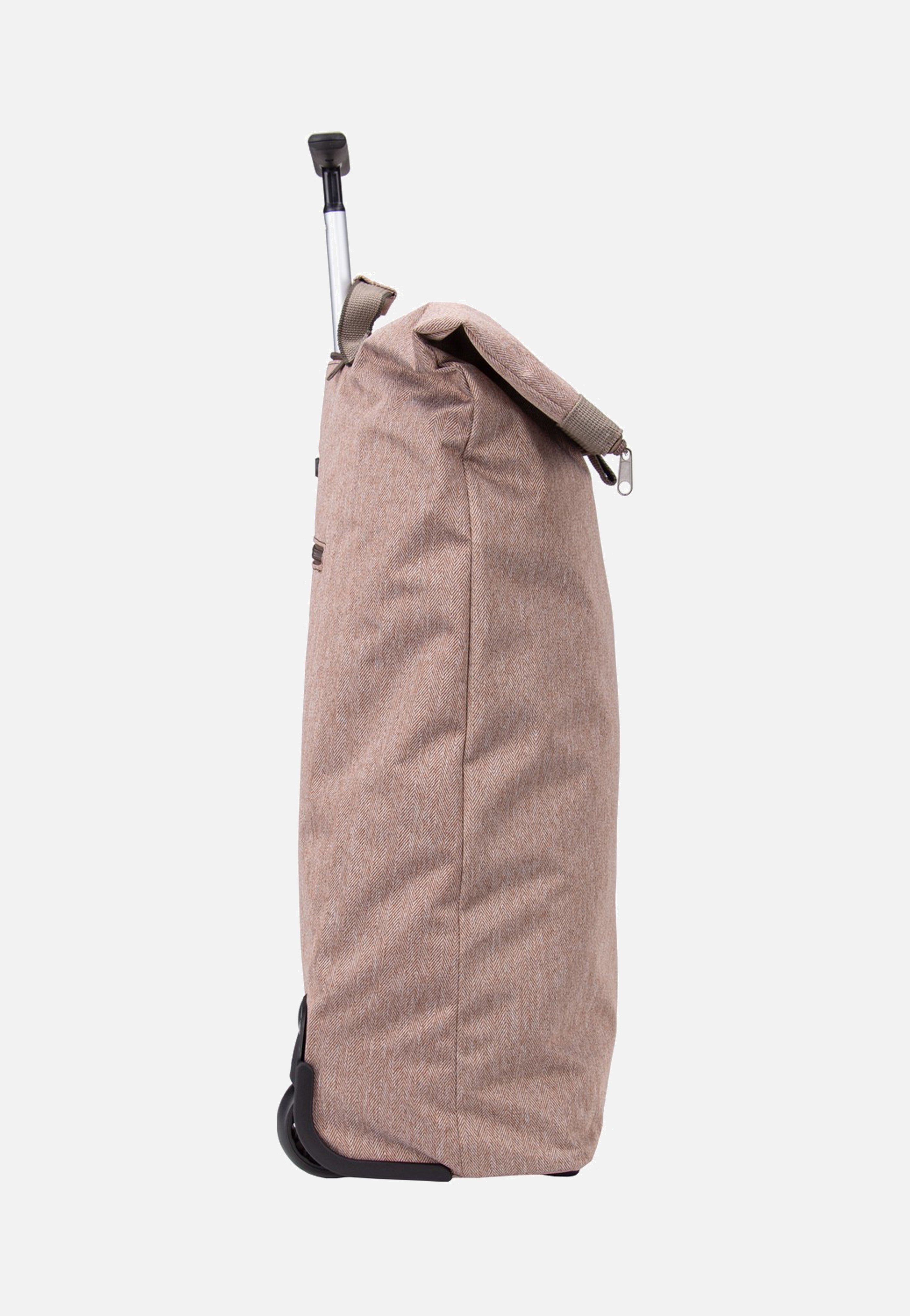 trolley M Herringbone Mokka - Einkaufstrolley