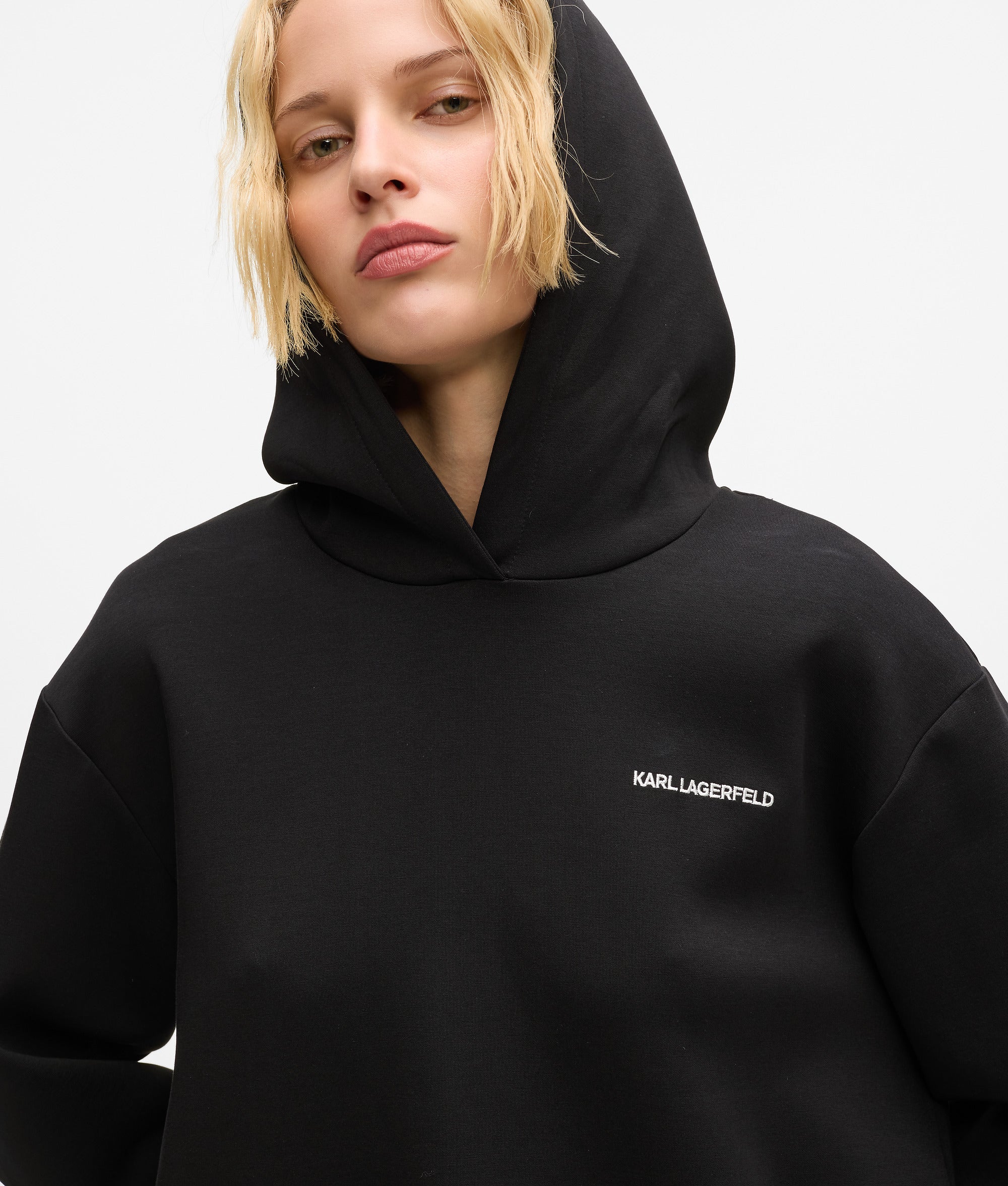 Hoodie met logoband