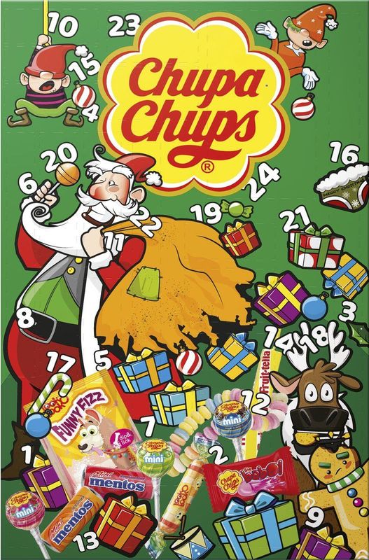 Chupa Chups - Advent Kalender - Snoep - 1x180 gram