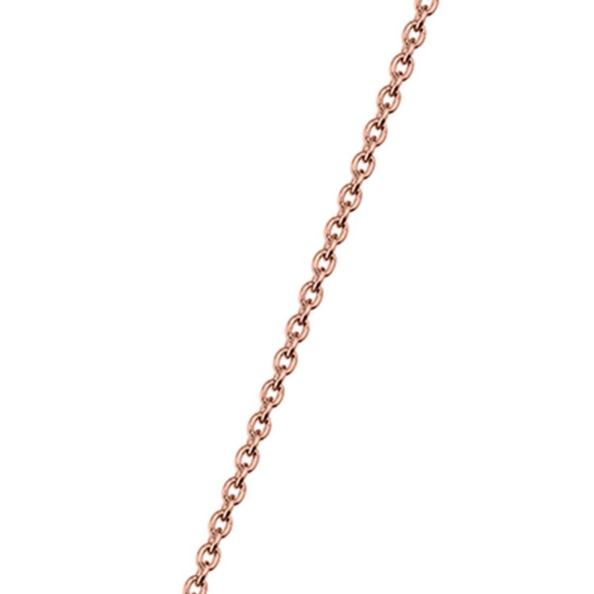 Chaine Les Georgettes dorée rose maille forçat