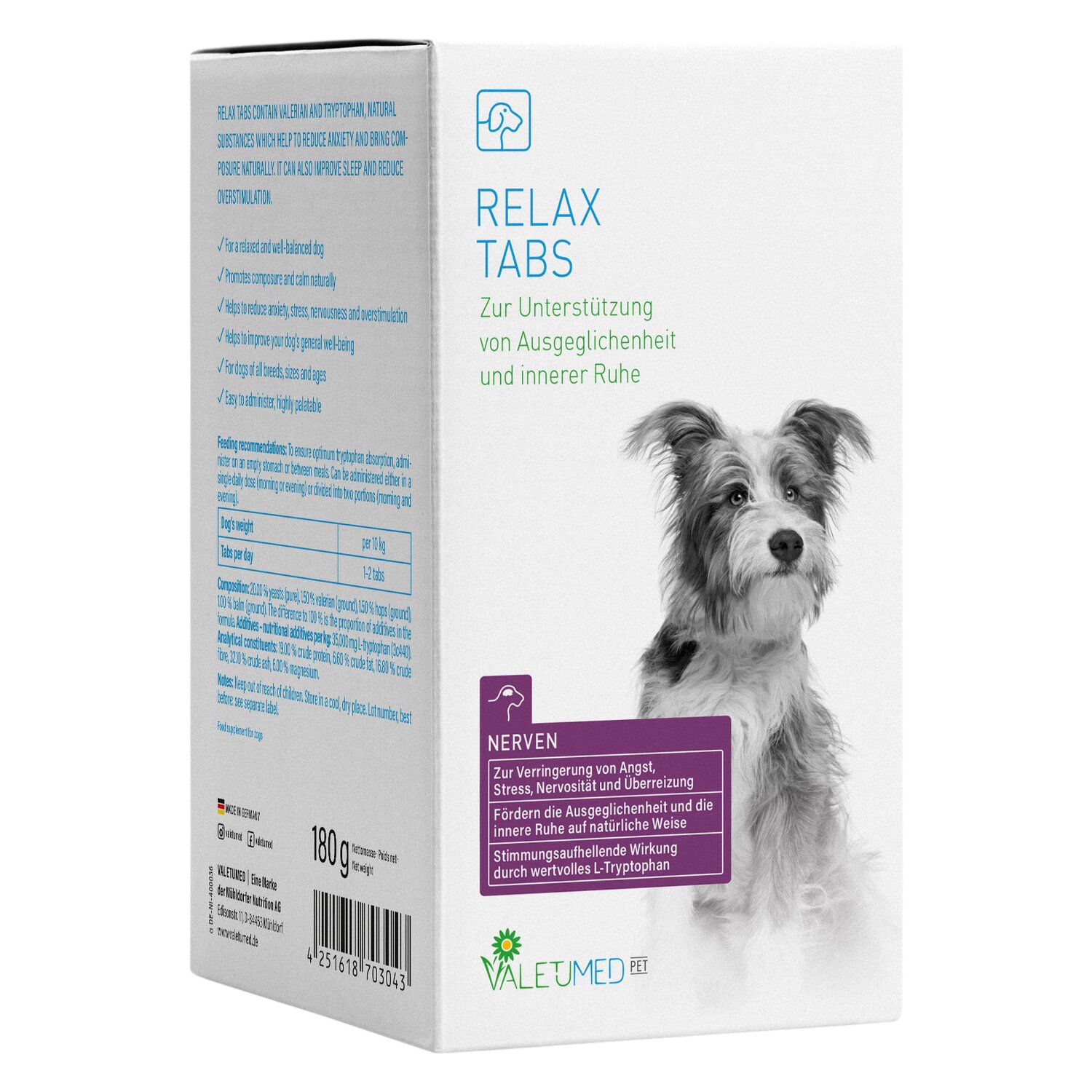 VALETUMED Relax Tabs  - 180 g
