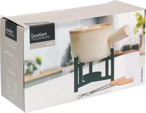 Fondue-set porzellan 2 Personen