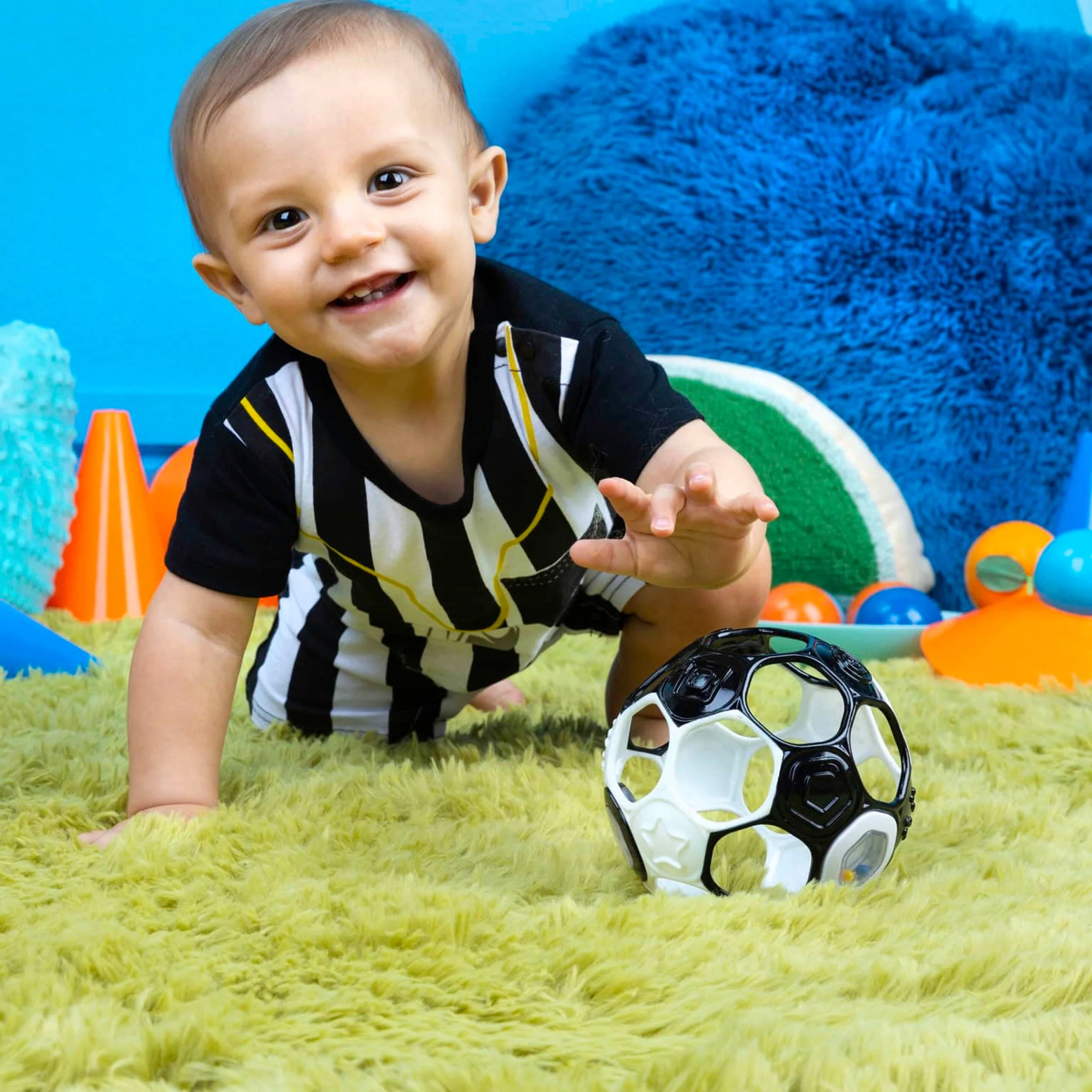 Oball Oball Soccer Fußball schwarz/weiß
