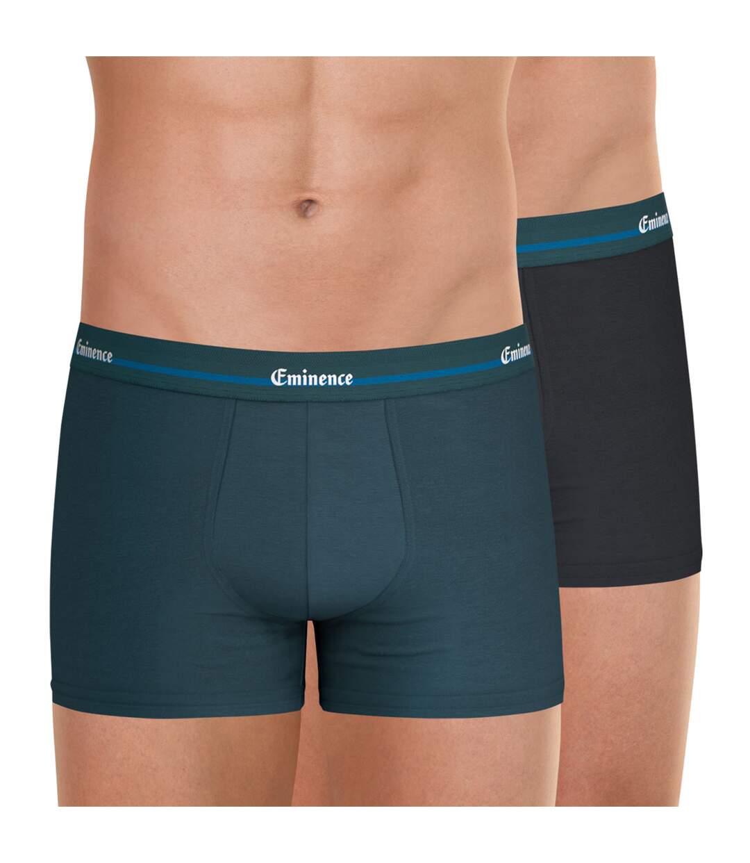Lot de 2 boxers homme coton stretch