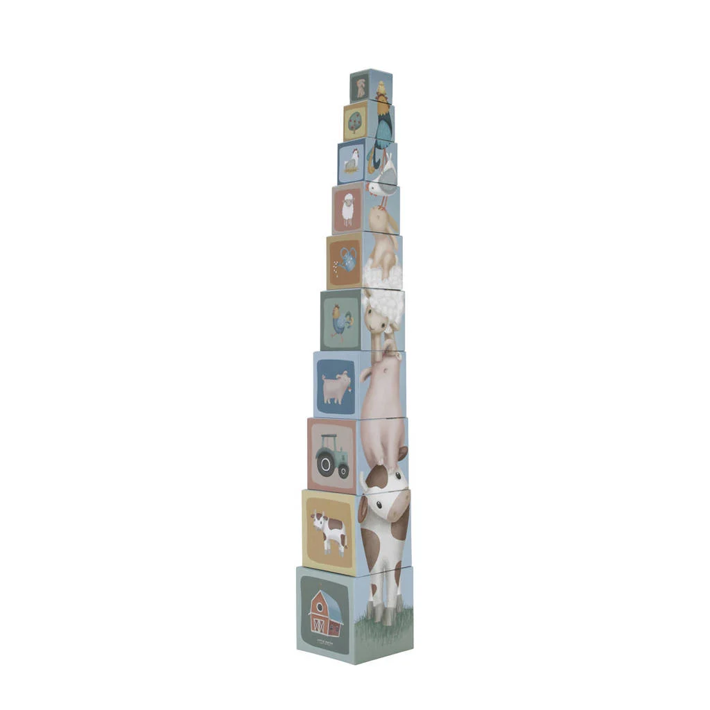 kartonnen stapeltoren little farm
