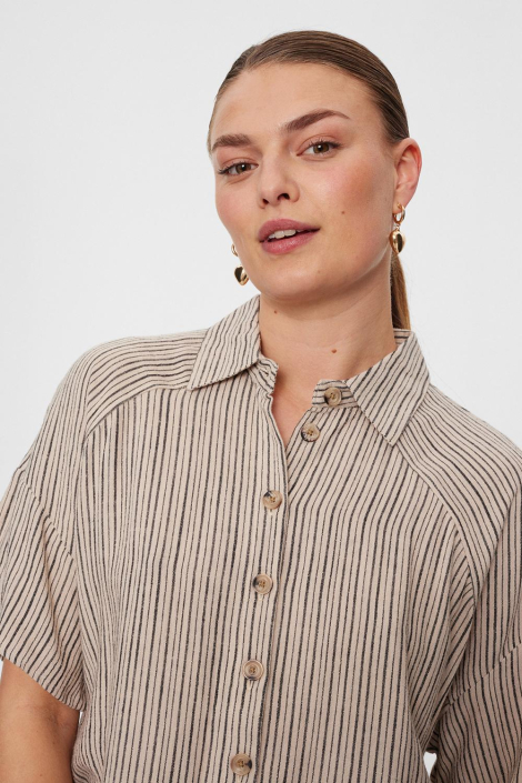Freequent beige dames blouse