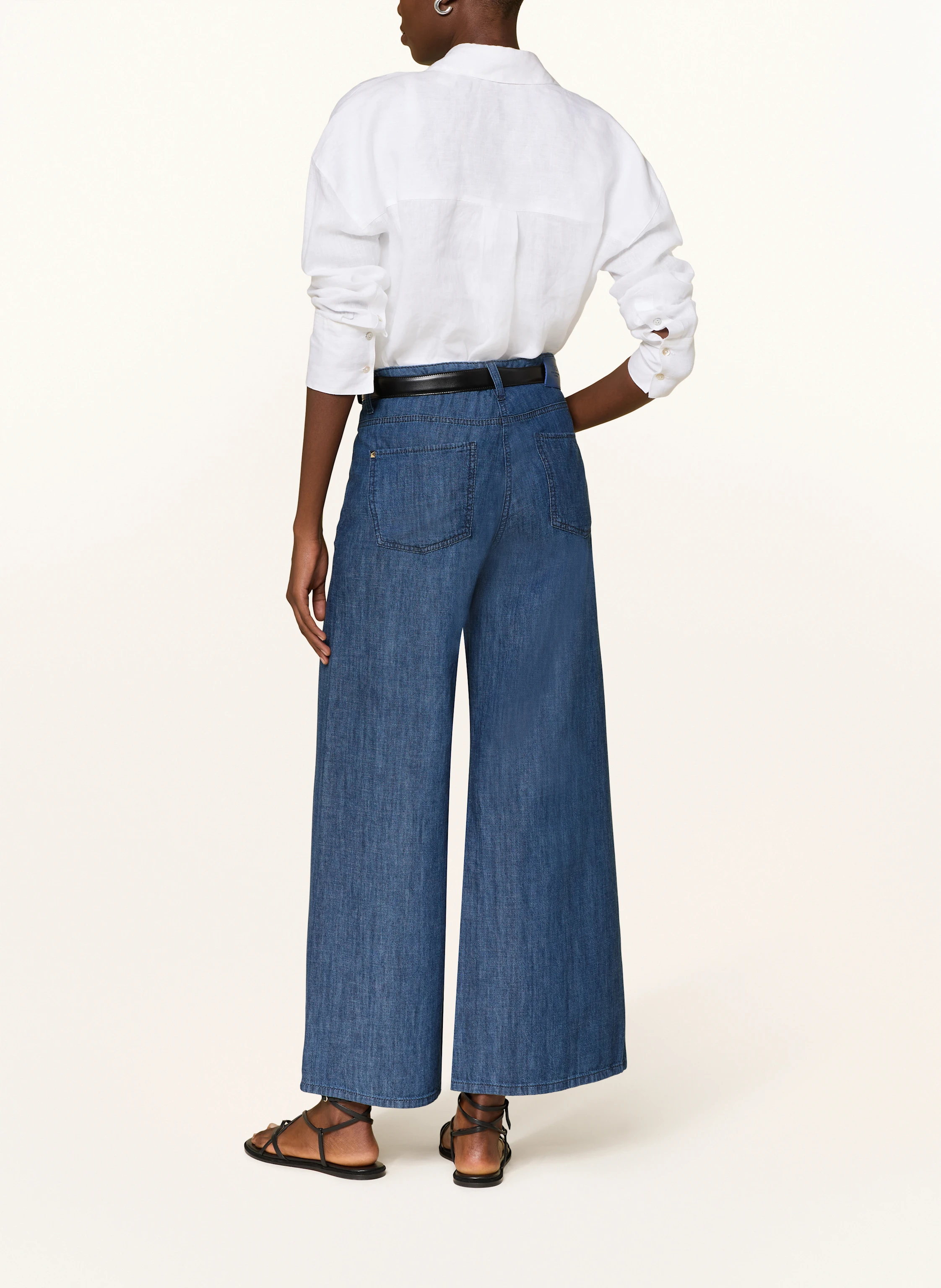 CAMBIO Wide Leg Jeans