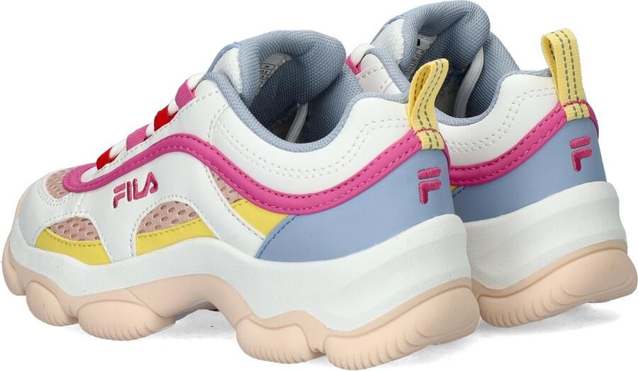 Fila Strada Dreamster Sneakers wit Imitatieleer Dames