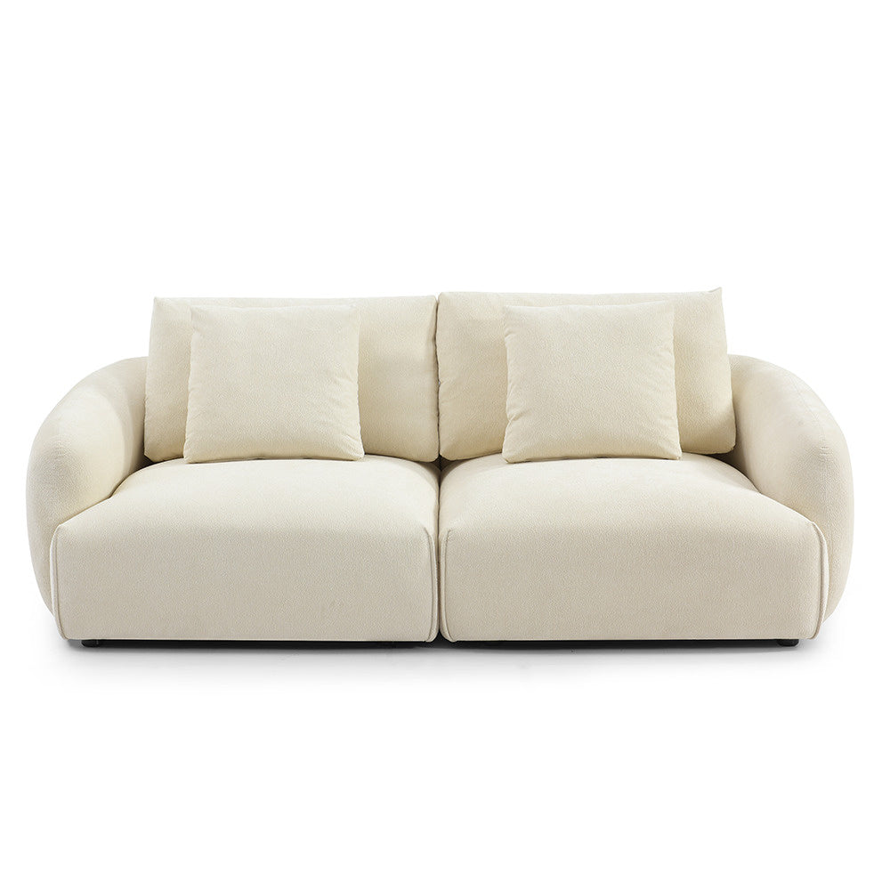 Bronx71 3-zitsbank Isa chenille off white