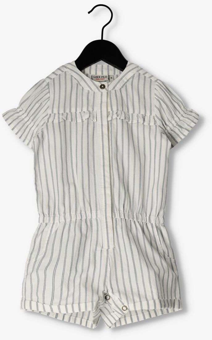 LIKE FLO lichtblauwe like flo jumpsuit woven jumpsuit ruffle