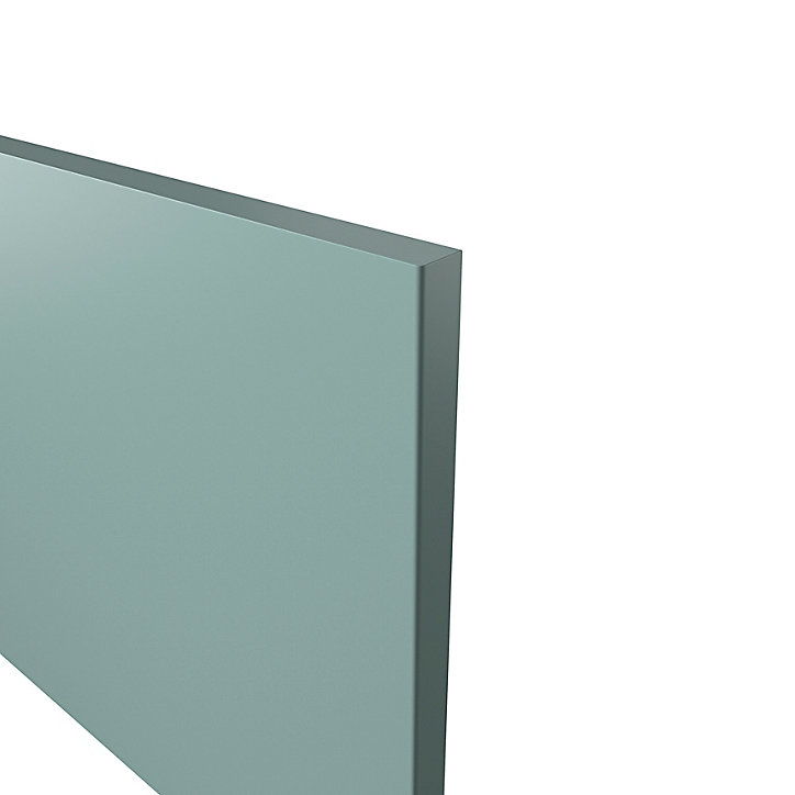 Joue de finition pour tiroir Stevia vert mat L. 60 cm x H. 34 cm Caraway Innovo GoodHome