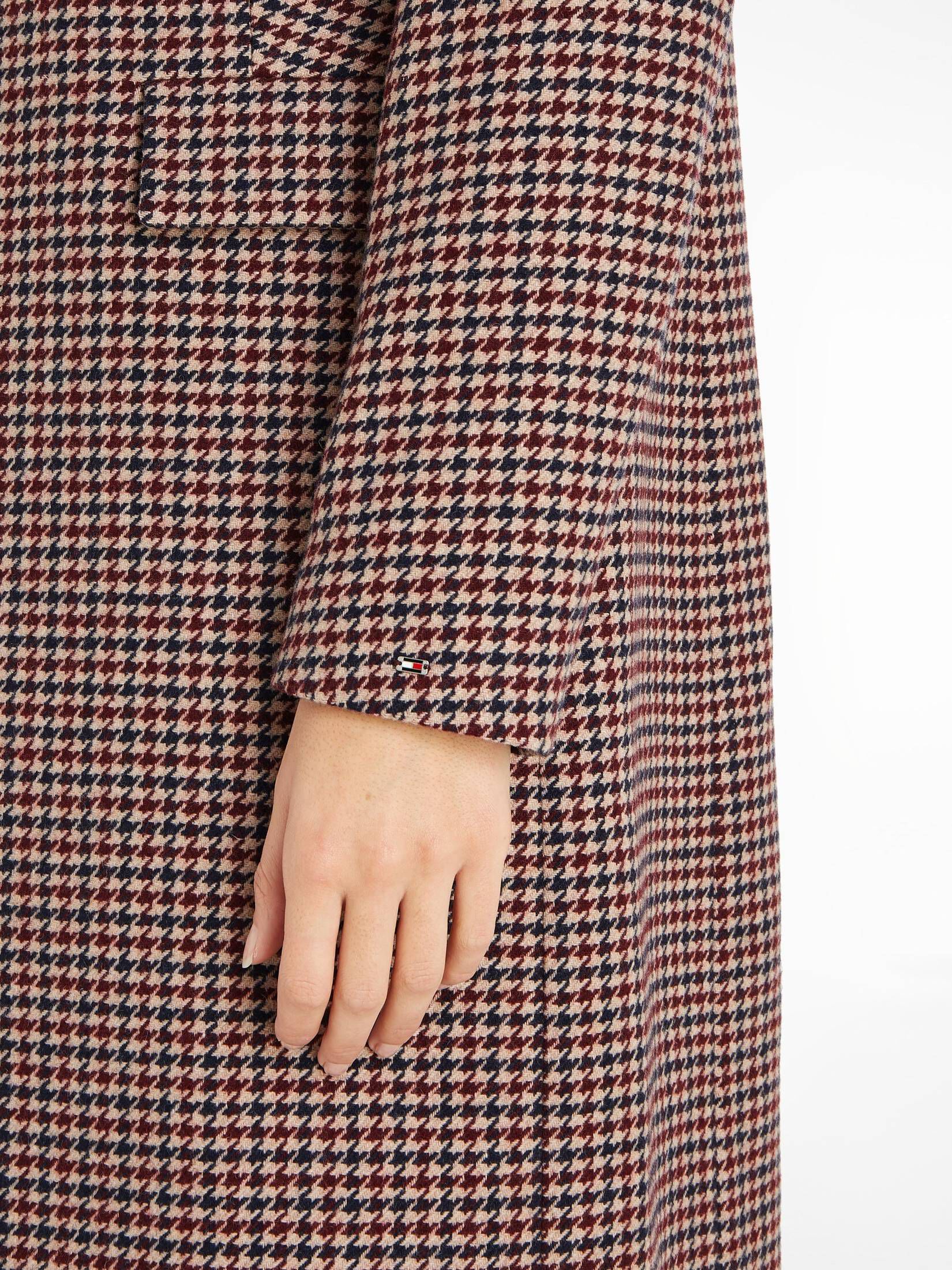 Tommy Hilfiger| Damen Mantel WOOL BLEND CLASSIC CHECK COAT