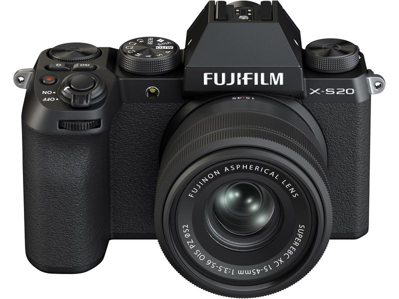 Fujifilm Fotokamera X-S20 XC 15-45 mm Vielseitige Reisekamera mit Ki-Autofokus und langer Akkulaufzeit mit Objektiv