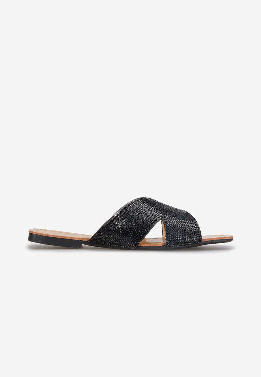 Mules élégantes noirs Reya