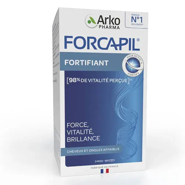 Arkopharma Forcapil Cabelo e Unhas Zinco Vitamina B 180 cápsulas