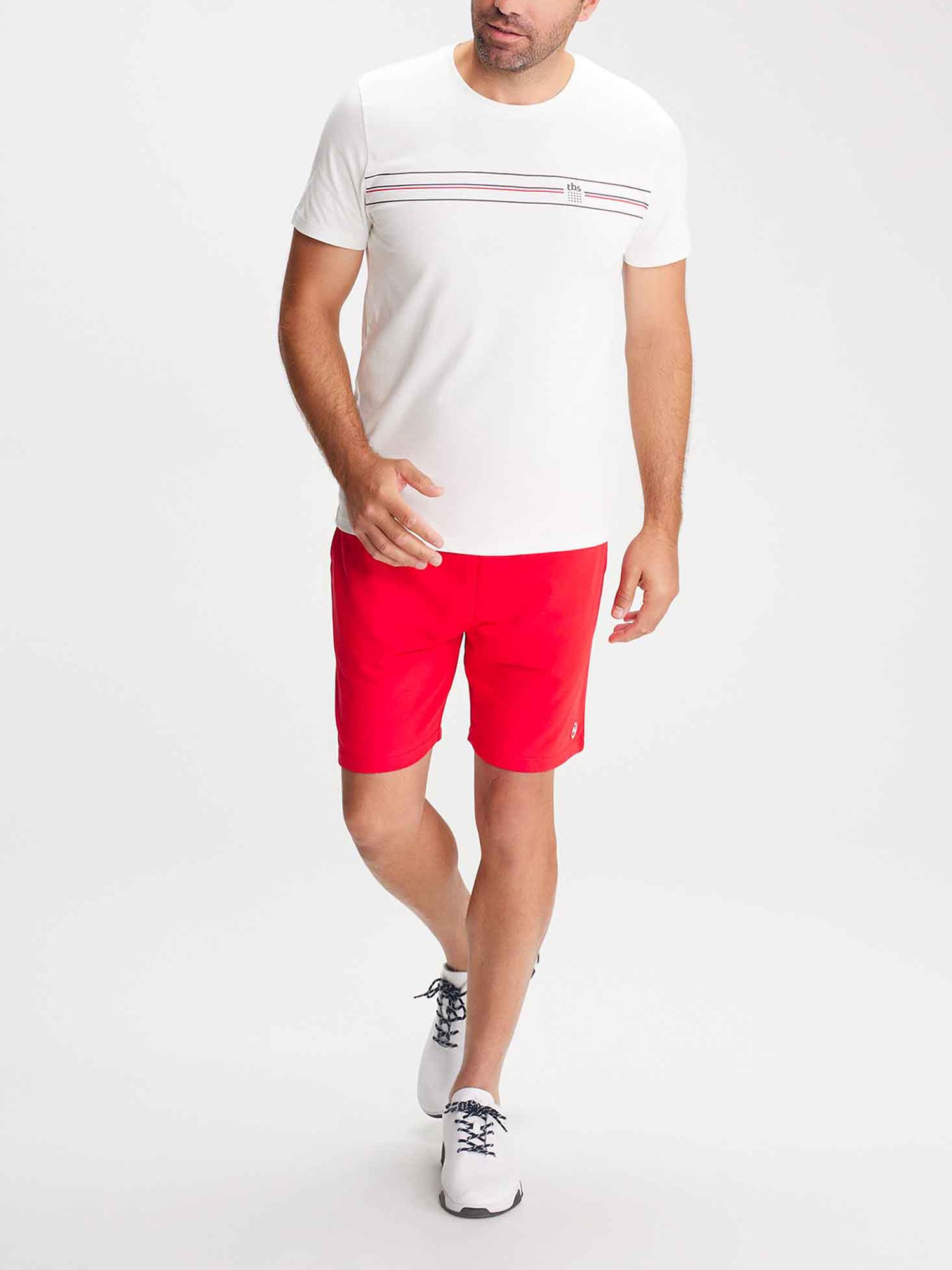 Tee Shirt Homme Manches Courtes Blanc
