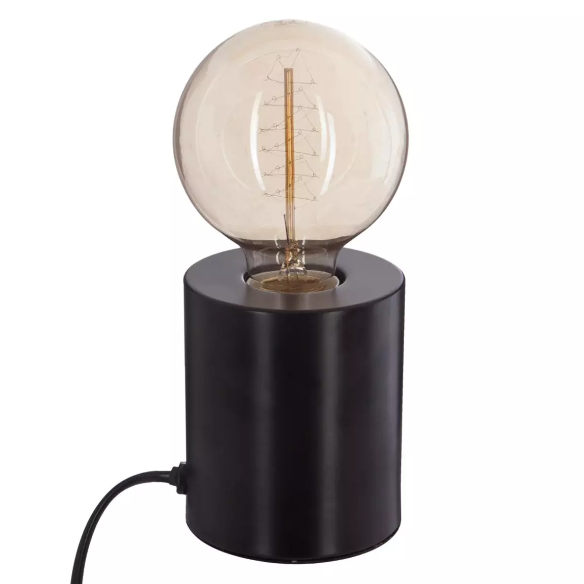 Lampe à poser méral (H10,5 cm) Tube Noir