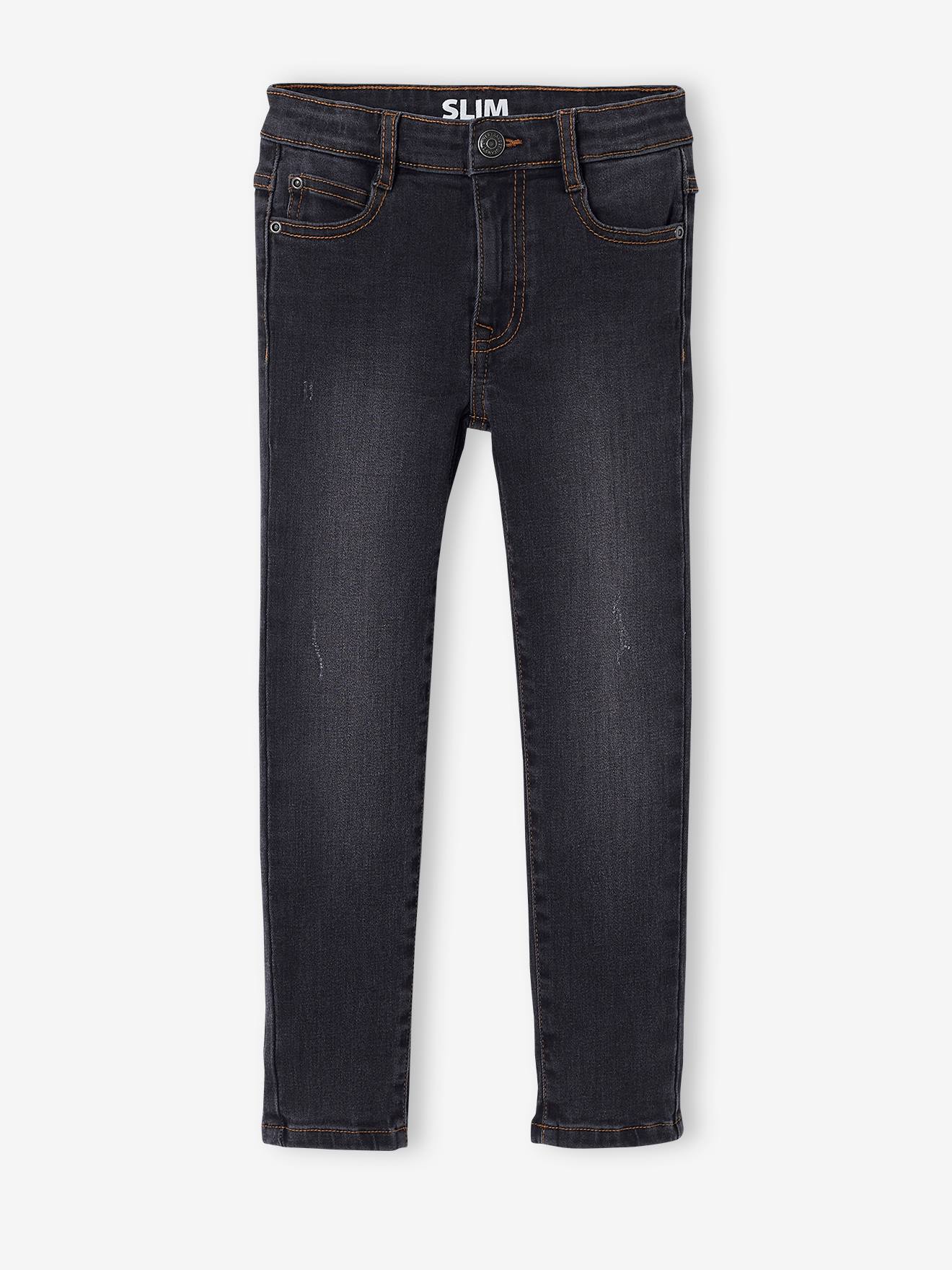 Calça jeans Superflex para meninos, lavagem azul escura