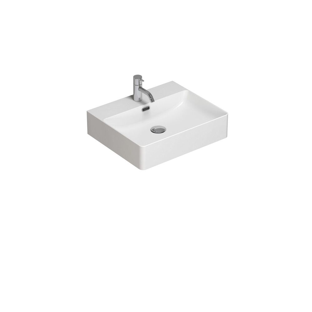 SERVANT SCANBAD DELTA QUADRAT 50X42CM HVIT